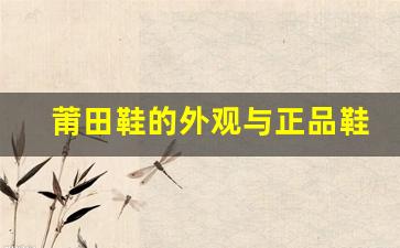莆田鞋的外观与正品鞋的区别详解