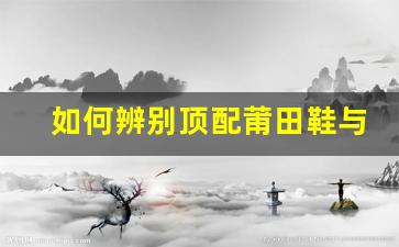 如何辨别顶配莆田鞋与正品的细微差异