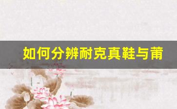 如何分辨耐克真鞋与莆田鞋的外观区别