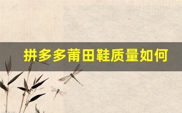 拼多多莆田鞋质量如何辨别？消费者必知的选择技巧