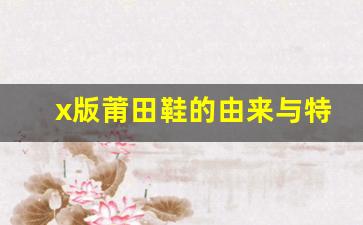 x版莆田鞋的由来与特点分析
