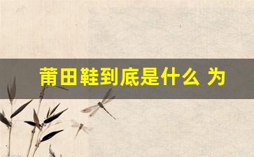莆田鞋到底是什么 为什么它如此受欢迎