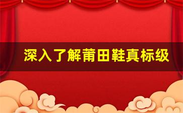 深入了解莆田鞋真标级与普通鞋款的区别