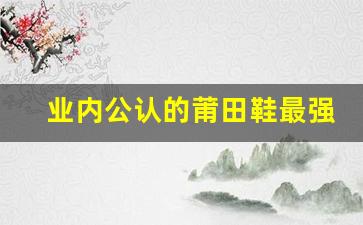 业内公认的莆田鞋最强厂家盘点